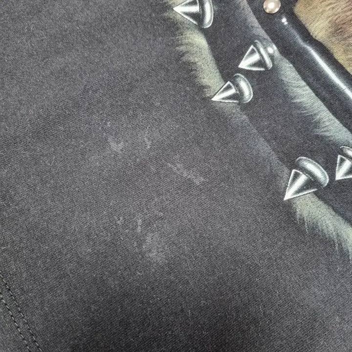 [BUNJANG] Rockchang Bulldog Print T-shirt (Men&