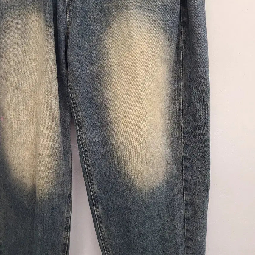 [BUNJANG] 28 inch Wide Washing Denim Pants / [28 inch] 와이드 워싱 데님 팬츠 청바지