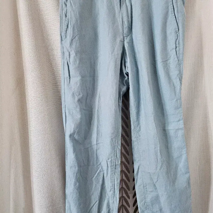 [SOLD OUT] 갭 하늘색 린넨 바지 32