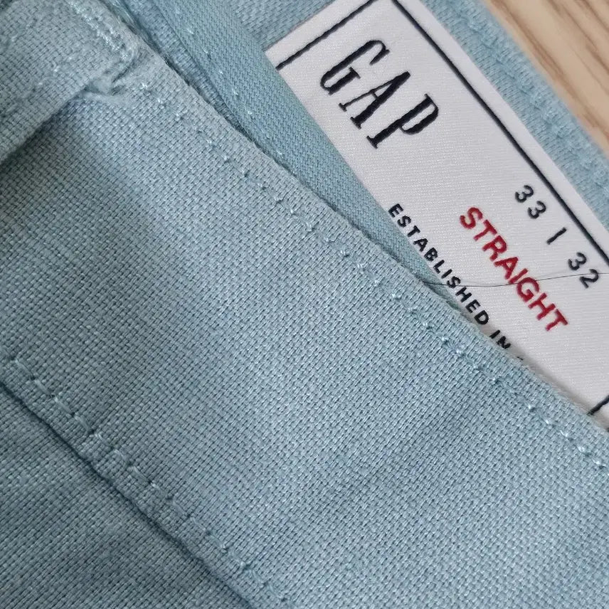 [SOLD OUT] 갭 하늘색 린넨 바지 32