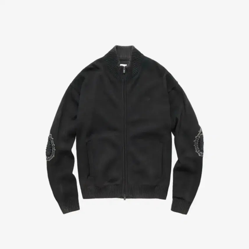[SOLD OUT] [4] 폴리테루 트랙니트집업 차콜