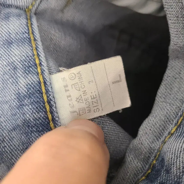 [BUNJANG] Wide Wash Denim Jeans / [27 inch] 와이드 워싱 데님 팬츠 청바지