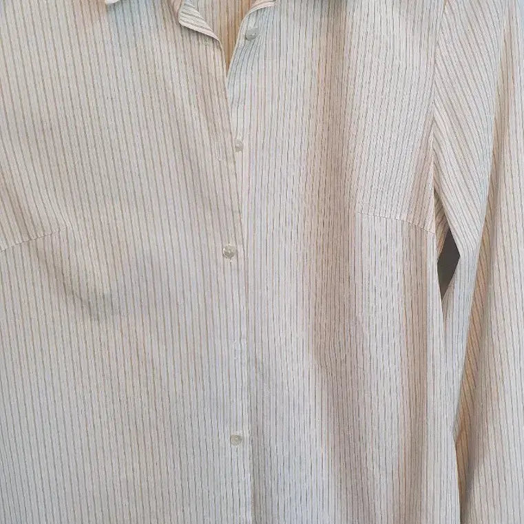 [BUNJANG] TIME / MINE Striped Shirt / 한섬 마인 스트라이프 셔츠88-98-165 은은한 색감의 스트라이프 패