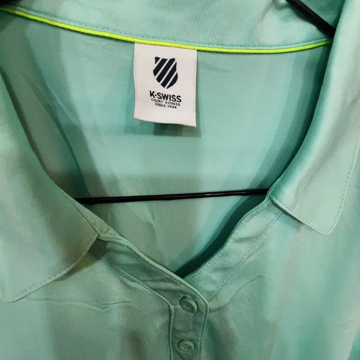 [BUNJANG] K-SWISS Mint Short-Sleeve Polo Shirt / K-SWISS 케이스위스 민트 반팔 폴로티