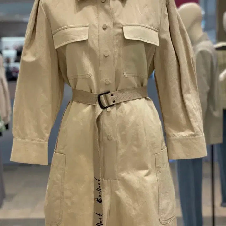 [BUNJANG] Cc Collect Jumpsuit Beige 66 / Cc콜렉트 점프수트 베이지 66 새상품