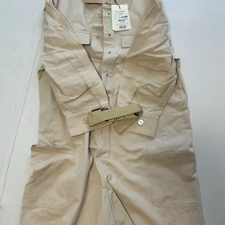 [BUNJANG] Cc Collect Jumpsuit Beige 66 / Cc콜렉트 점프수트 베이지 66 새상품