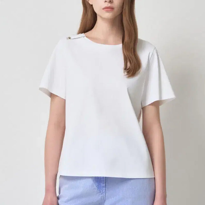 [SOLD OUT] 새상품) 한섬 마인 고급스러운 스카프 세트 티셔츠