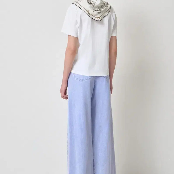 [SOLD OUT] 새상품) 한섬 마인 고급스러운 스카프 세트 티셔츠