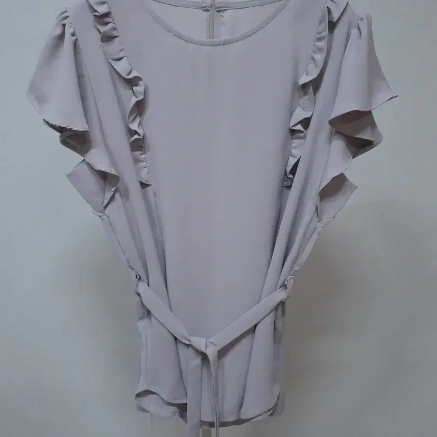 [SOLD OUT] 새상품 러플 블라우스 퍼플