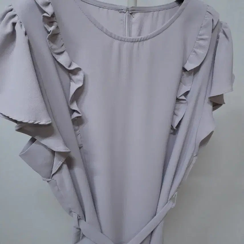 [SOLD OUT] 새상품 러플 블라우스 퍼플