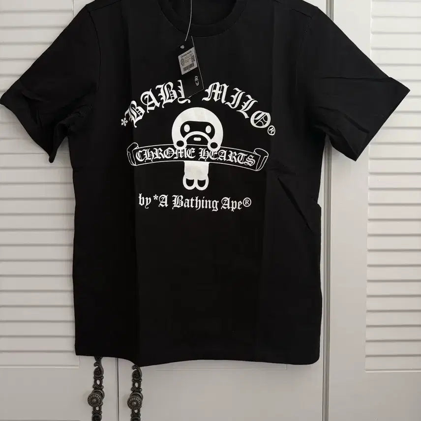 [BUNJANG] Chrome Hearts BAPE Short Sleeve T-shirt / /새상품/ 크롬하츠 베이프 반팔 티셔츠