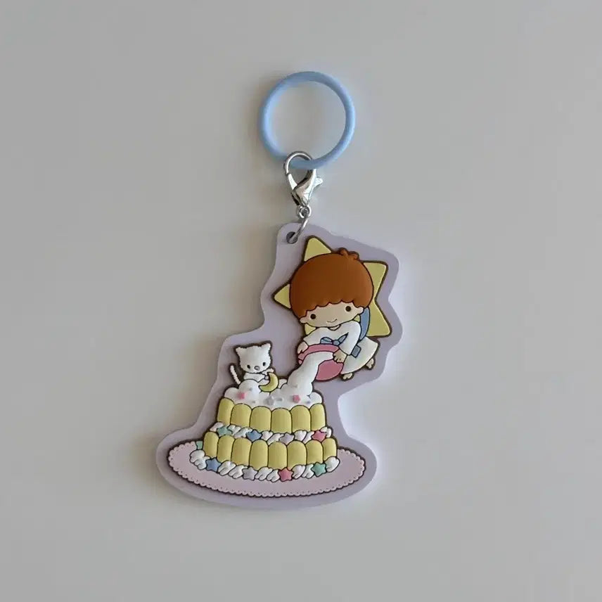 [BUNJANG] Kiki&amp;Lala Little Twin Stars Retro Keychain Doll / 키키라라 리틀트윈스타 레트로 메지루시 키링 인형 고양이 유우시