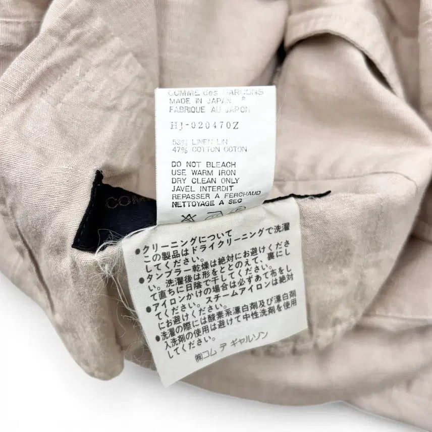 [BUNJANG] Comme des Garcons Homme 80s Linen Blazer / 80&