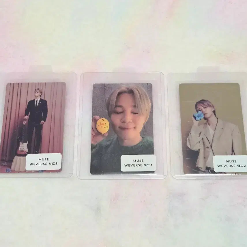 [BUNJANG] BTS Jimin MUSE Weverse Lucky Draw Photocard Set / 방탄소년단 지민 MUSE 위버스 럭드 Jimin BTS