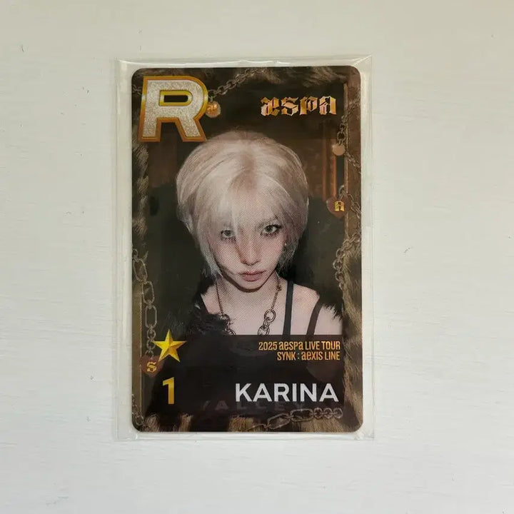 [BUNJANG] aespa Karina SYNK Photocard - SuperStar SM / 에스파 카리나 SYNK 포토카드 슈스엠