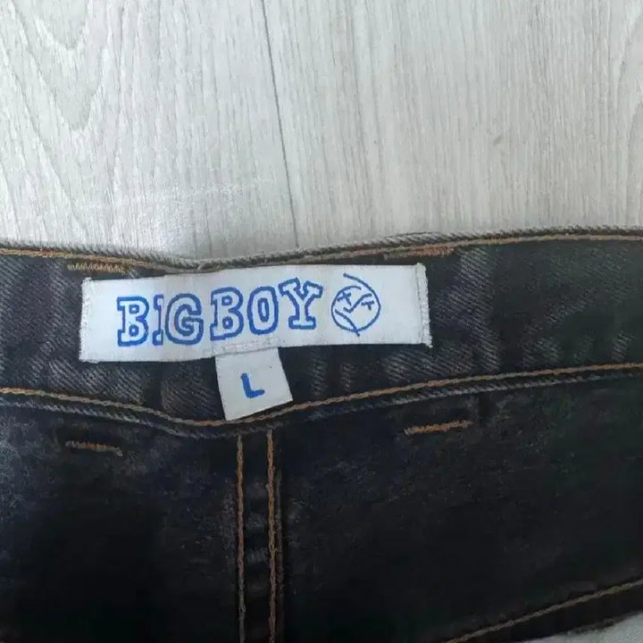 [BUNJANG] Polar Skate Co. Big Boy Jeans (Black, Initial Embroidery) / [L]폴라 스케이트 빅보이진 블랙 (초창기 자수 모델)