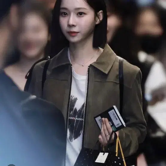 [BUNJANG] Noir Larmes Suede Jacket / 느와르 라르메스 스웨이드 카키브라운
