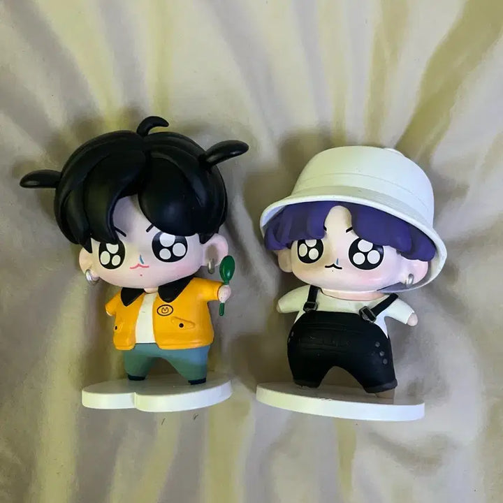 [BUNJANG] BTS Jungkook MOKKUMOKKU Kkukddooki Figure Set / 방탄소년단 BTS JK 정국 모꾸모꾸 꾹뚜기 피규어 2개 세트