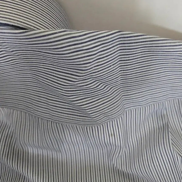 [BUNJANG] LANCETTI Solid Dress Shirt / 새제품 LANCETTI 긴팔 셔츠 100 드레스셔츠 와이셔츠 솔리드셔츠
