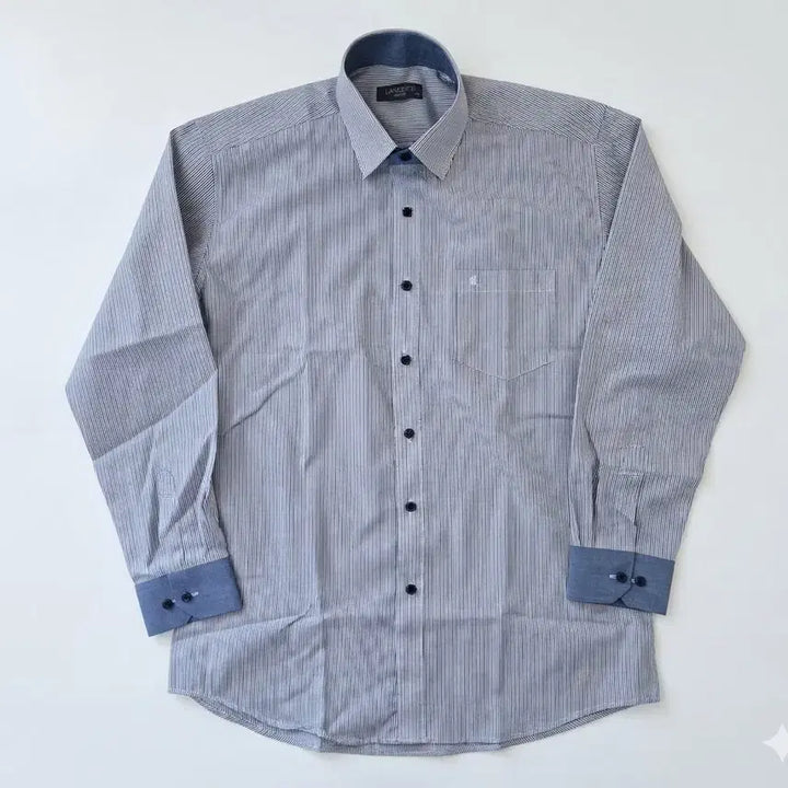 [BUNJANG] LANCETTI Solid Dress Shirt / 새제품 LANCETTI 긴팔 셔츠 100 드레스셔츠 와이셔츠 솔리드셔츠