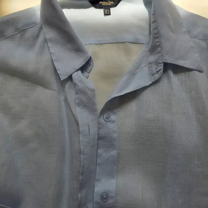 [SOLD OUT] Massimo Dutti 라미 셔츠 하늘색 L