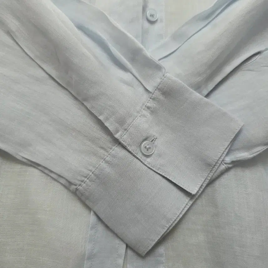[SOLD OUT] Massimo Dutti 라미 셔츠 하늘색 L