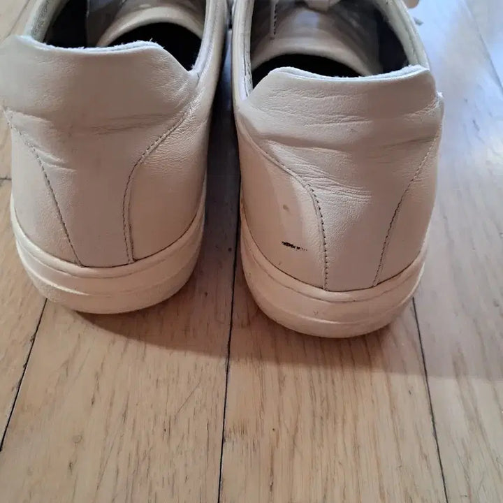 [BUNJANG] Vera Wang Ivory Leather Sneakers / 베라왕 아이보리 스니커즈 운동화