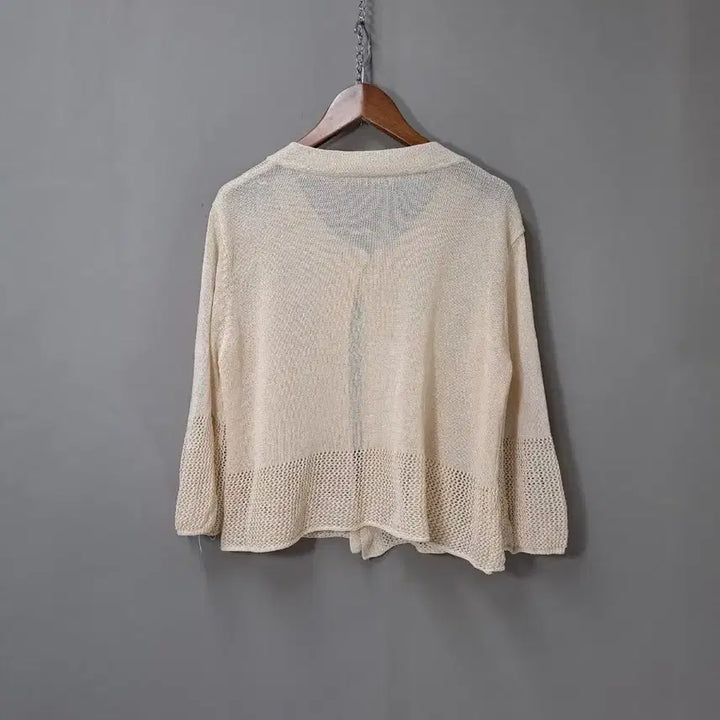 [SOLD OUT] 아이보리색 숏 니트 가디건