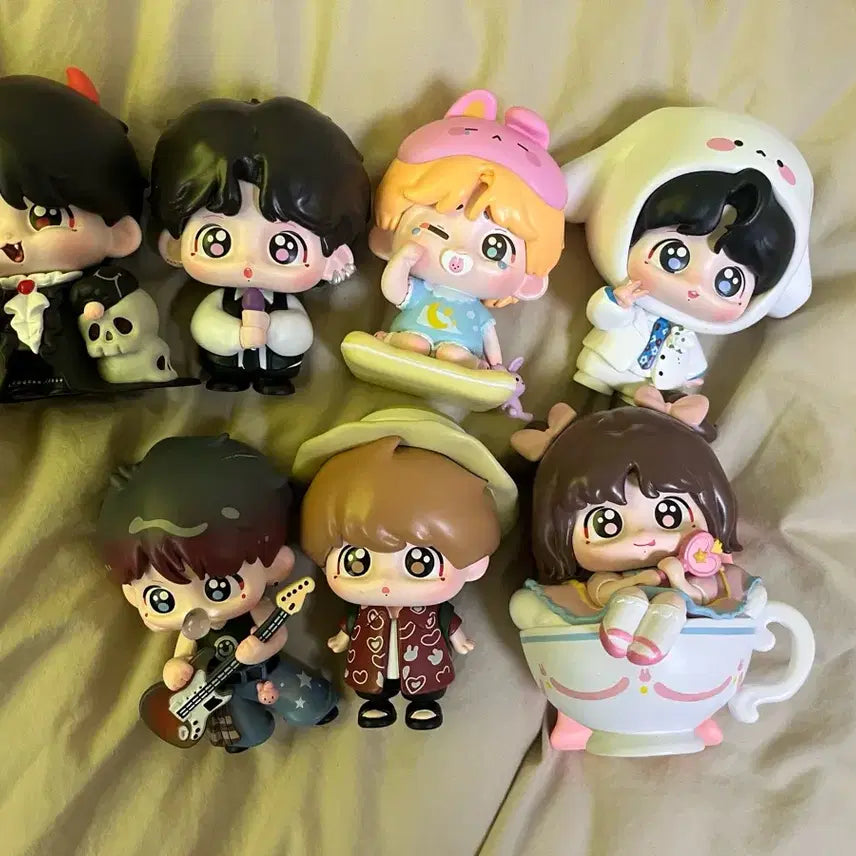 [BUNJANG] BTS Jungkook China Bar 7-Piece Figure Set + POB / 방탄소년단 BTS JK 정국 차이나바 7개 피규어 세트+특전