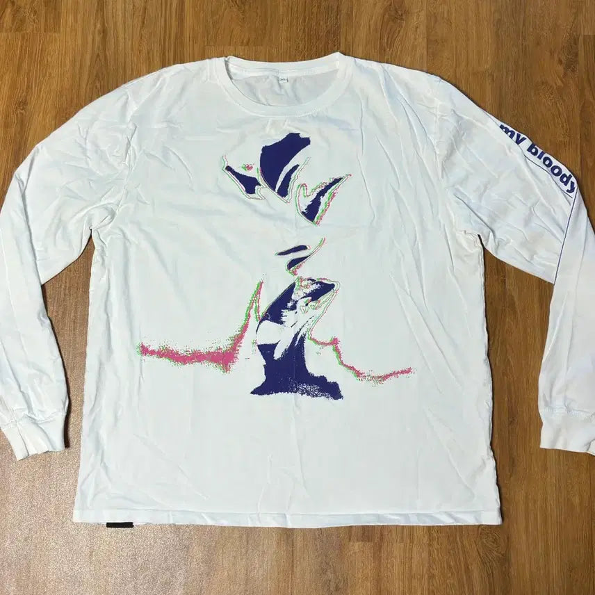 [BUNJANG] My Bloody Valentine White Long Sleeve T-Shirt / My Bloody Valentine 화이트 긴팔 티셔츠