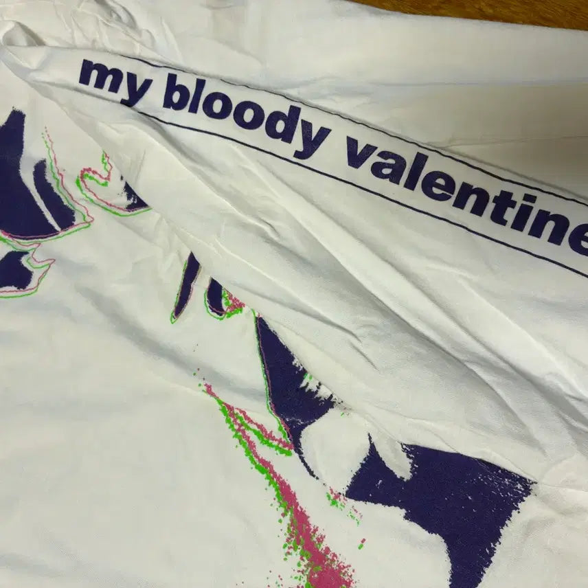 [BUNJANG] My Bloody Valentine White Long Sleeve T-Shirt / My Bloody Valentine 화이트 긴팔 티셔츠