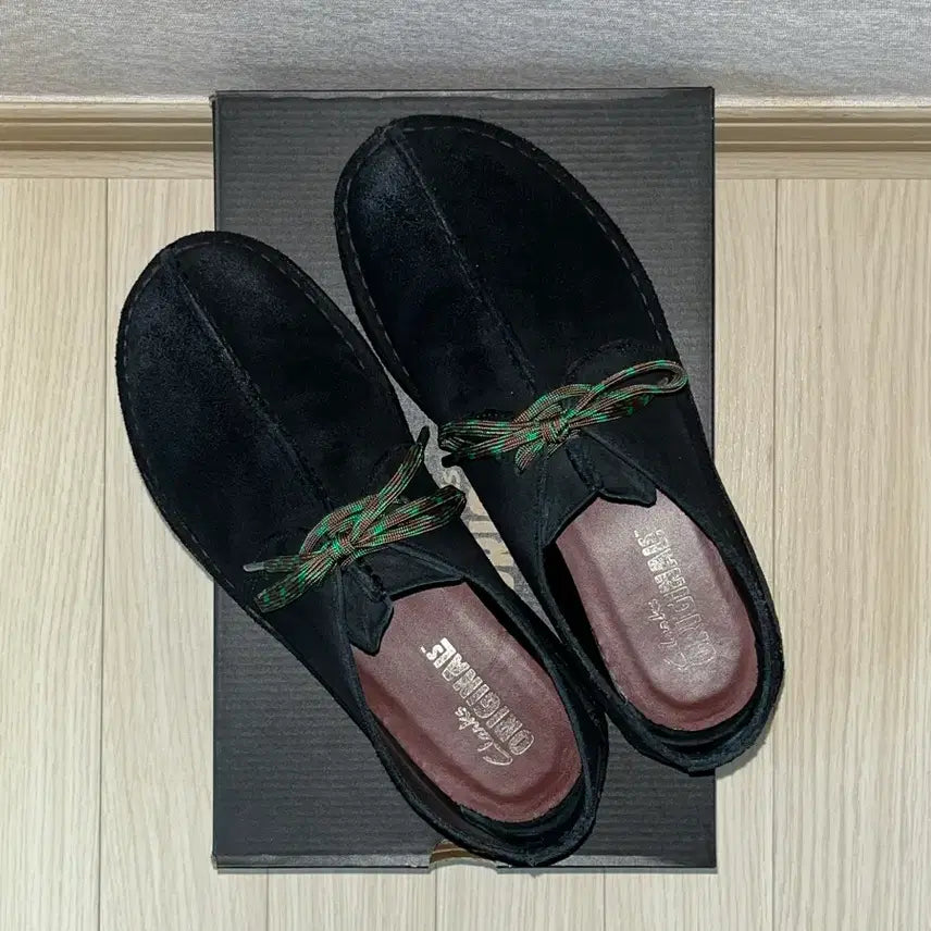 [BUNJANG] Clarks Desert Trek Black Suede Shoes / 클락스 데저트 트렉 블랙 스웨이드