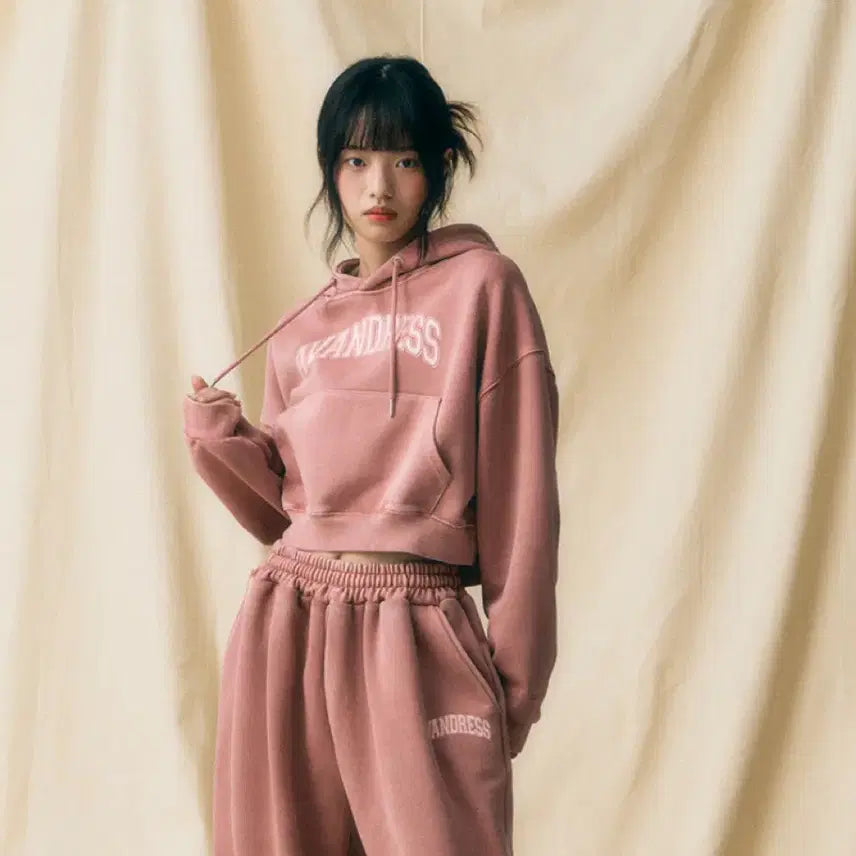 [BUNJANG] Urban Dress Pigment Oversized Crop Hoodie / (새상품) 어반드레스 피그먼트 오버핏 크롭 후드