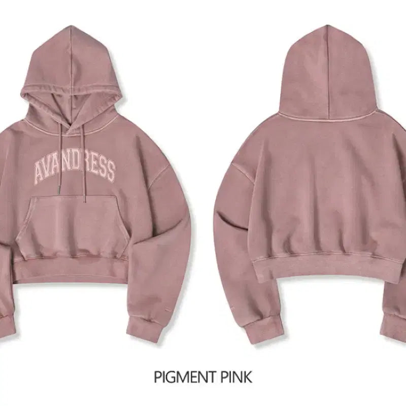[BUNJANG] Urban Dress Pigment Oversized Crop Hoodie / (새상품) 어반드레스 피그먼트 오버핏 크롭 후드