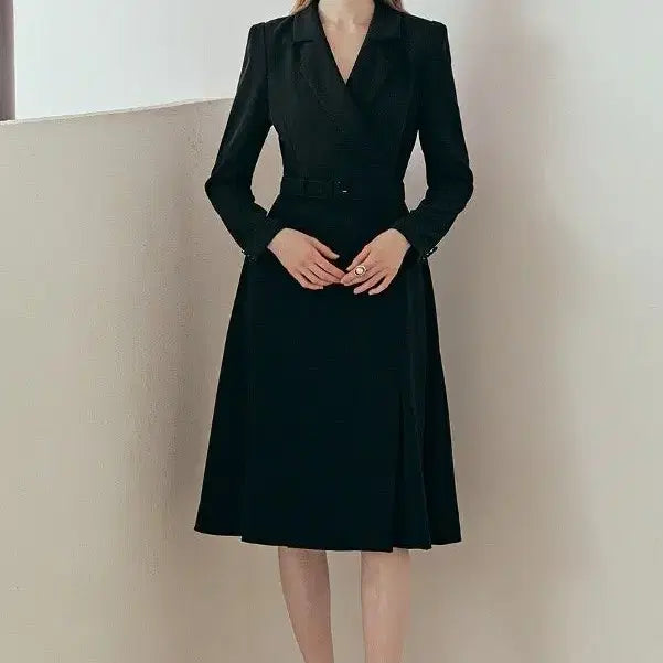 [SOLD OUT] 브라이드앤유 모니카 클래식 드레스 블랙 3사이즈