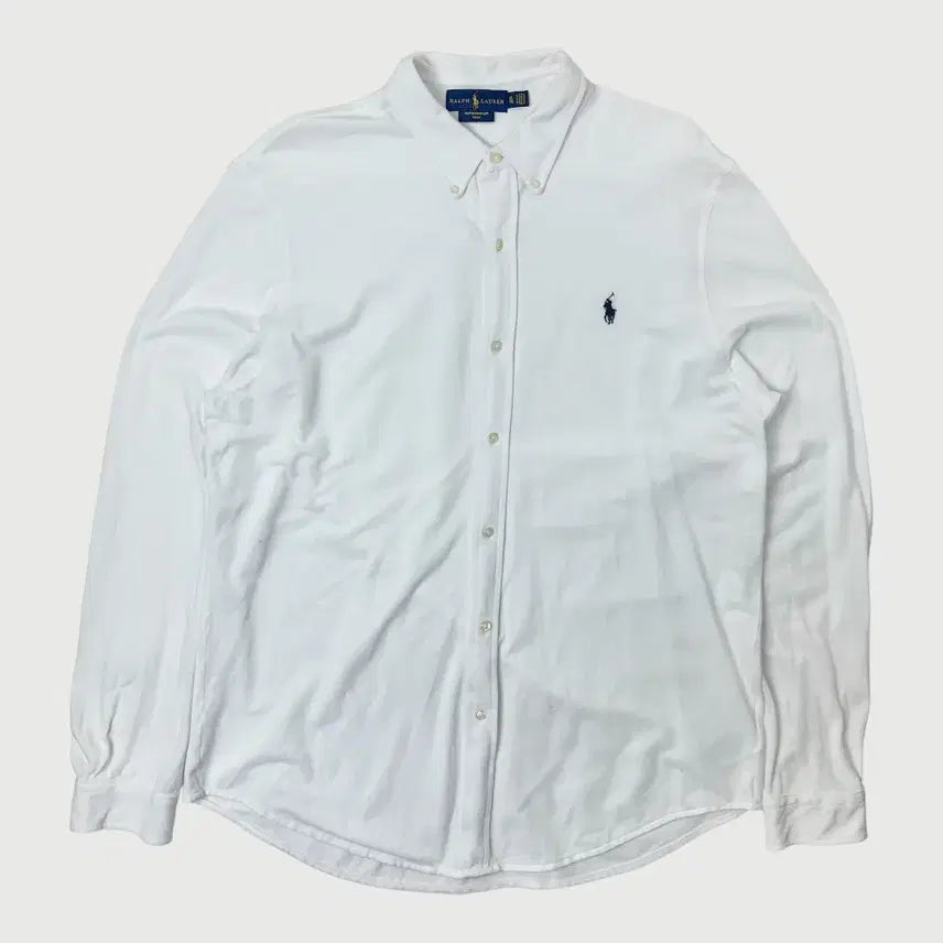 [BUNJANG] Polo Ralph Lauren Featherweight Mesh White Shirt / [XL/정품] 폴로랄프로렌 페더웨이트 메쉬 화이트 셔츠