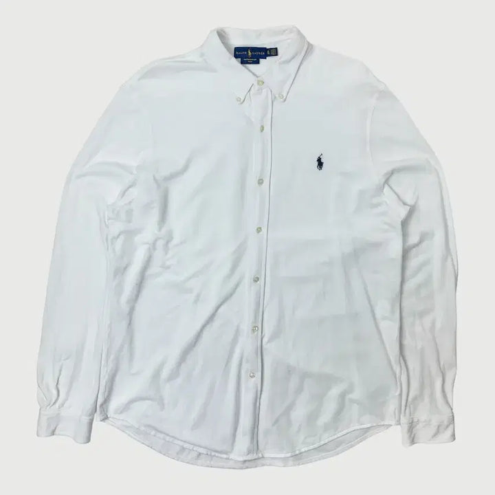 [BUNJANG] Polo Ralph Lauren Featherweight Mesh White Shirt / [XL/정품] 폴로랄프로렌 페더웨이트 메쉬 화이트 셔츠