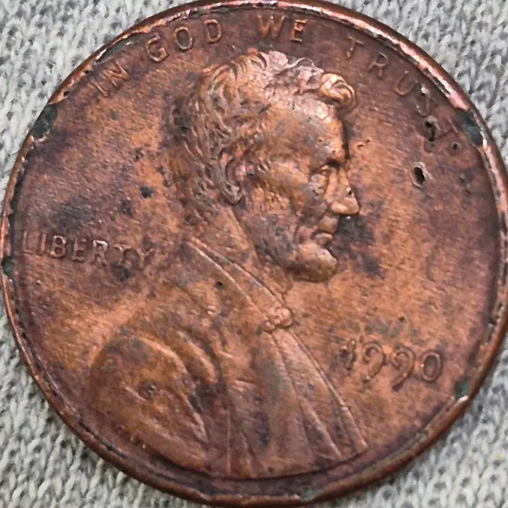 [BUNJANG] 1990 US Lincoln Penny Coin / 1990년 미국 링컨 페니 주화