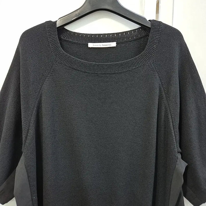 [BUNJANG] Renny Ron Knit Color Block Long Dress / 레니본 니트 배색 롱 원피스