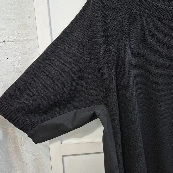 [BUNJANG] Renny Ron Knit Color Block Long Dress / 레니본 니트 배색 롱 원피스