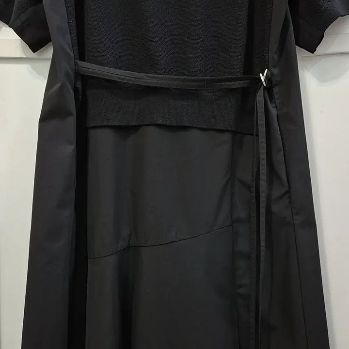 [BUNJANG] Renny Ron Knit Color Block Long Dress / 레니본 니트 배색 롱 원피스