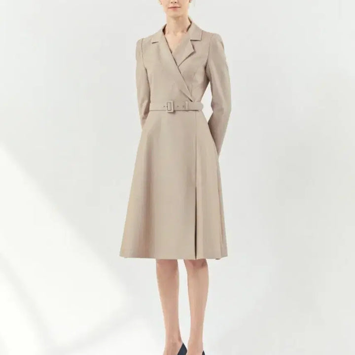 [BUNJANG] Bride And You Monica Classic Dress Melange Beige / 브라이드앤유 모니카 클래식 드레스 멜란지 베이지 3사이즈