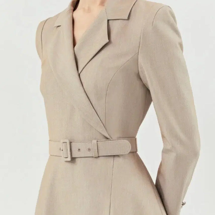 [BUNJANG] Bride And You Monica Classic Dress Melange Beige / 브라이드앤유 모니카 클래식 드레스 멜란지 베이지 3사이즈