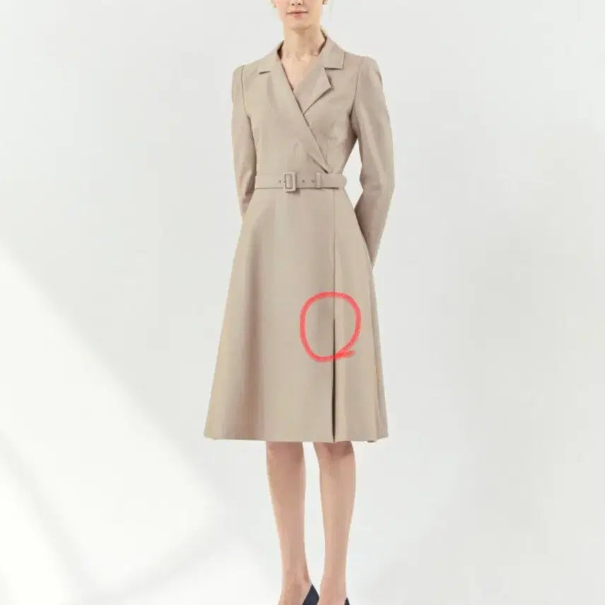 [BUNJANG] Bride And You Monica Classic Dress Melange Beige / 브라이드앤유 모니카 클래식 드레스 멜란지 베이지 3사이즈
