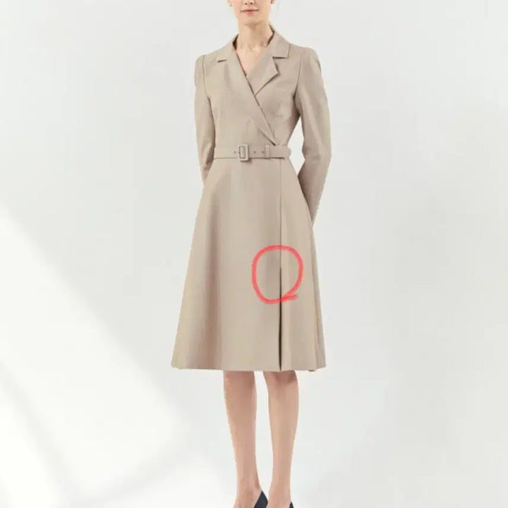 [BUNJANG] Bride And You Monica Classic Dress Melange Beige / 브라이드앤유 모니카 클래식 드레스 멜란지 베이지 3사이즈