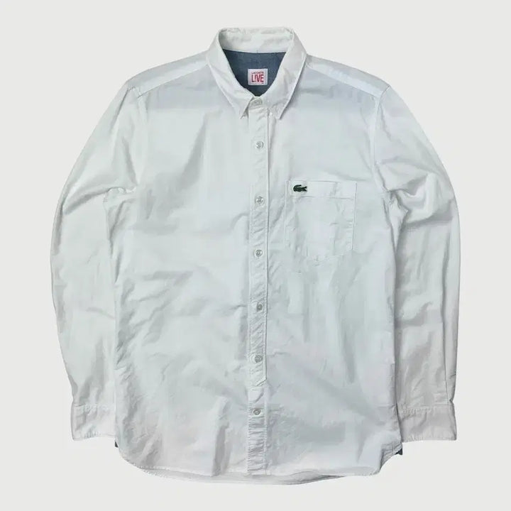 [SOLD OUT] [39/정품] 라코스테 옥스포드 셔츠 화이트