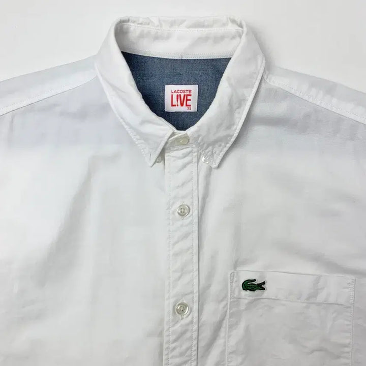 [SOLD OUT] [39/정품] 라코스테 옥스포드 셔츠 화이트