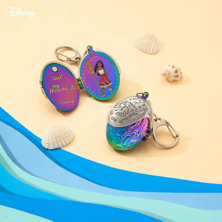 [BUNJANG] Moana Heart Necklace Hinge Keychain / (미개봉) 모아나 심장 목걸이 경첩 키링