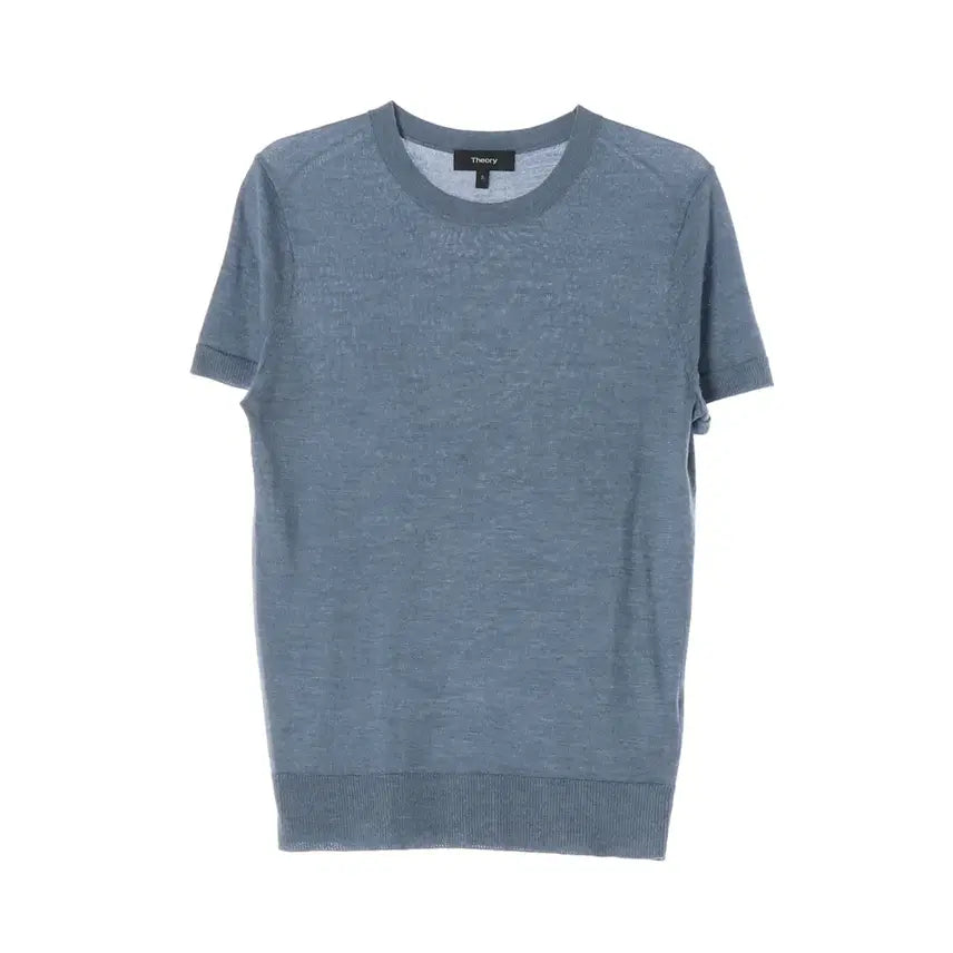 [BUNJANG] Theory Cashmere Short Sleeve Knit Top / 띠어리 캐시미어 반팔 니트 S 여성