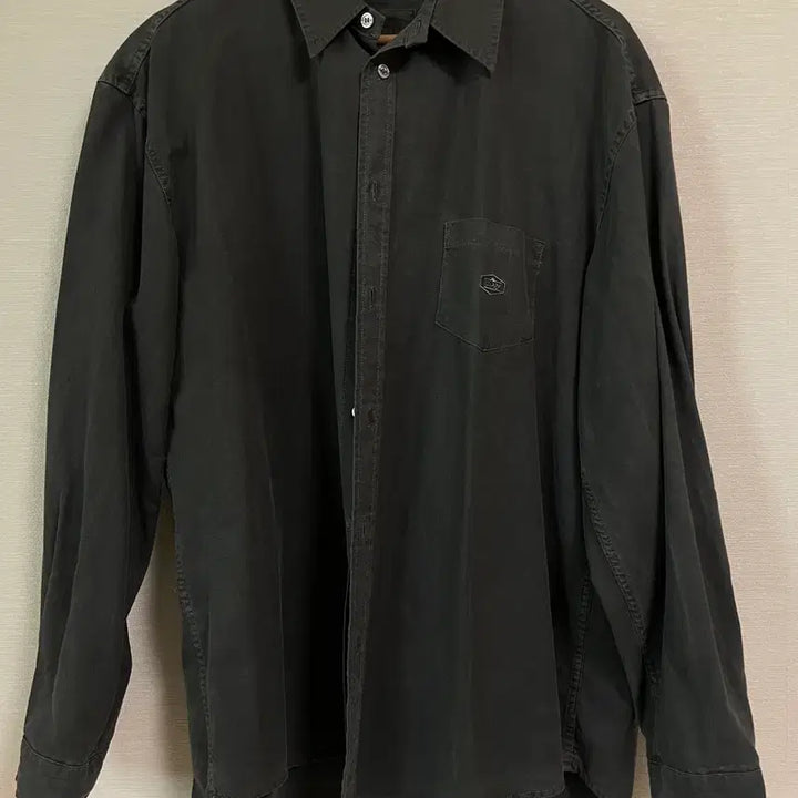 [BUNJANG] CAPITAL DESIGN Pigment Oxford Shirt Dark Gray / 캐피디자인 피그먼트 옥스퍼드 셔츠 다크그레이
